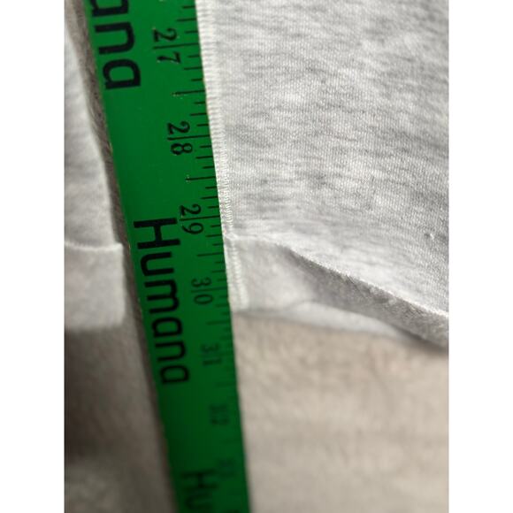 Skims Cotton Fleece Straight Leg Pant Sweatpants Light Heather Grey Womens 2X - Picture 9 of 9